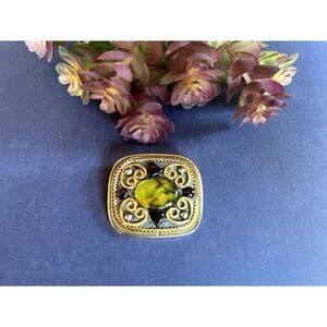 Vintage Signed Michal Golan Brooche Pendant